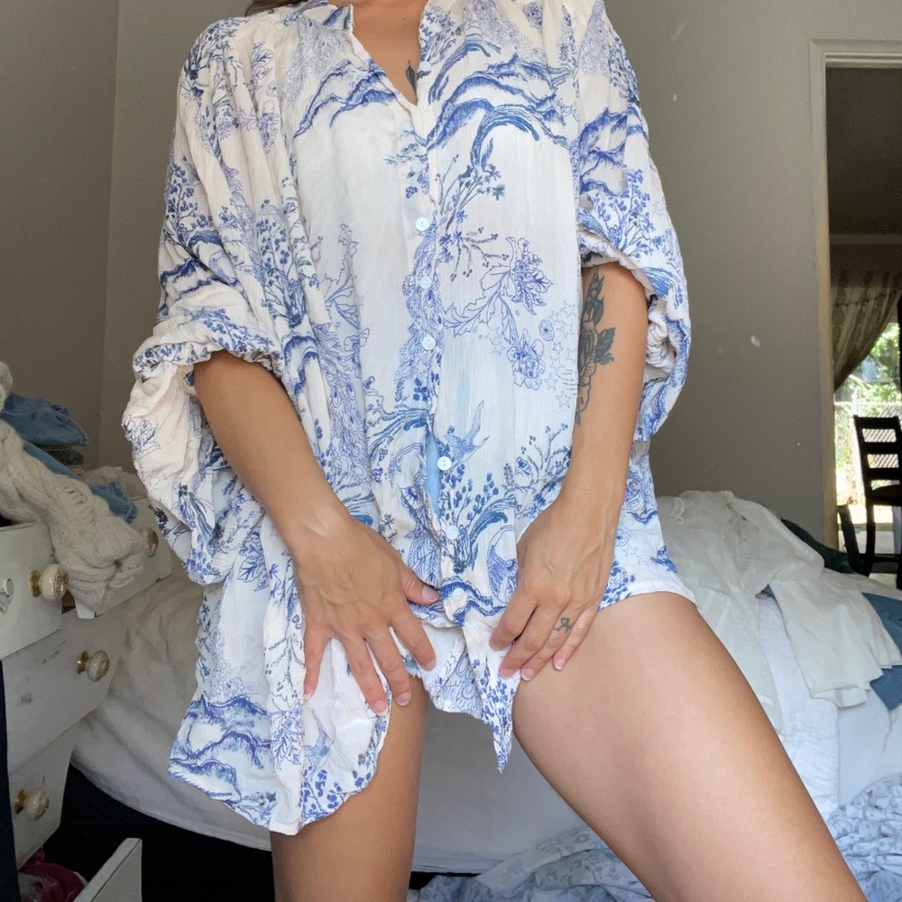 Free people Peacock Blooms tunic